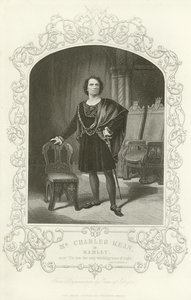 Mr Charles Kean som Hamlet, Hamlet, Akt III, Scen II av English School