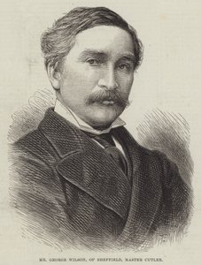 Mr George Wilson, från Sheffield, Master Cutler (gravyr) av English School