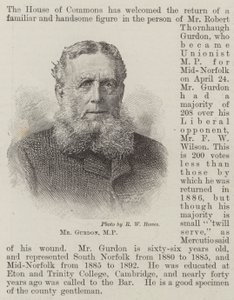 Mr Gurdon, MP (gravyr) av English School
