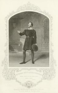 Mr Henry Betty som Faulconbridge, King John, akt I, scen 1 av English School