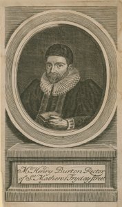 Mr Henry Burton, rektor för St Mathews, Fryday Street av English School