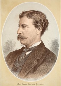 Mr James Gordon Bennett, illustration från The Pictorial Edition av David Livingstones liv och upptäckter av J. Ewing Richie, pub. av A. Fullarton & Co., 1876 av English School