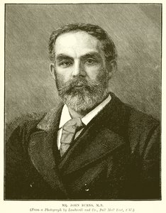 Mr. John Burns, M.P av English School