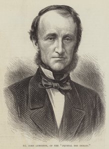 Mr John Lemoinne, från "Journal des Debats" (gravyr) av English School
