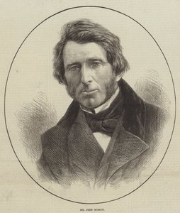 Mr John Ruskin (gravyr) av English School