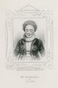 Mr Joseph Grimaldi som clown av English School