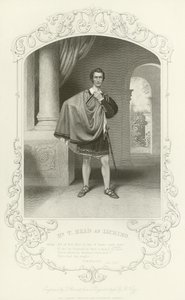 Mr T Mead som Iachimo, Cymbeline, akt I, scen VII av English School