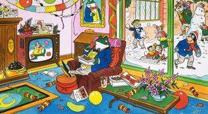 Mr Toad ser farve-tv av English School