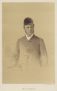 Herr W Coryton (litho) av English School