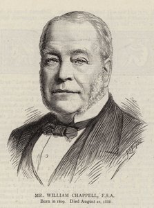 William Chappell, FSA (gravyr) av English School