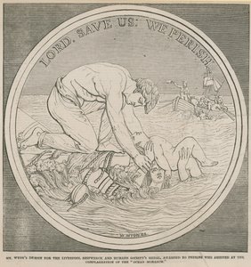 Mr Lyons designar för Liverpool Shipwreck and Humane Societies Medal av English School