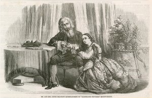 Herr och fru Henri Draytons underhållning av Illustrated Proverbs, Regent Street, London av English School