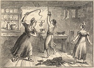 Mrs Brownrigg, från originaltrycket (gravyr) av English School