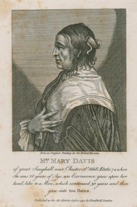 Mrs Mary Davis från stora Saughall nära Chester, 1668 av English School