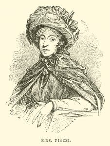 Mrs Piozzi (gravyr) av English School