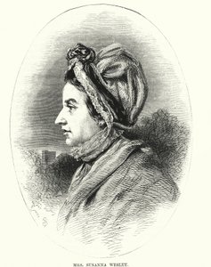 Mrs Susanna Wesley (gravyr) av English School