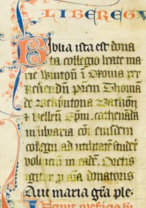 Ms4 f1r, Bibel (penna & bläck och tempera på veläng)
