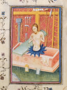 Ms 24 f.8 v. Christ with the Instruments of the Passion, från Knightley Psalter av English School