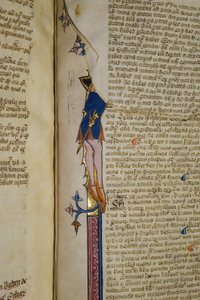 Ms. New Coll 242, f.178r, Commentary on Aristoteles’s Politics av Walter Burley (penna och bläck på veläng) av English School