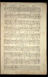 Mu Ms 689, s.3: The Lute Book of Lord Herbert of Cherbury som innehåller 240 stycken för Lute av engelska och franska kompositörer, c.1620-40 (bläck på papper) av English School