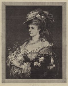 My Lady Flora (gravyr) av English School