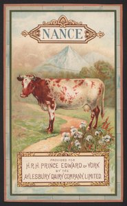 Nance, reklam för Aylesbury Dairy Company av English School