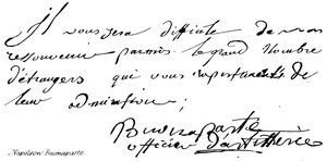 Napoleon Buonaparte av English School