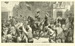 Napoleon III och prinsgemalen i Boulogne av English School
