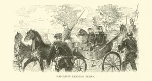 Napoleon lämnar Sedan, september 1870 av English School