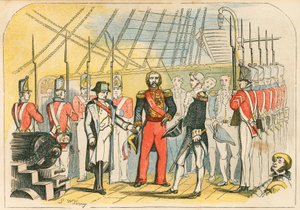 Napoleon kapitulerar till engelsmännen av English School