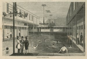 Nationella simbassängen (gravyr) av English School
