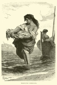 Napolitansk fisher-girl av English School