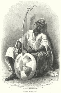 Negro Minstrel (gravyr) av English School