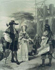 Nell Gwynn övertalar Charles II att bygga ett sjukhus, av English School