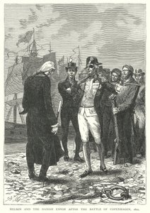 Nelson och det danska sändebudet efter slaget vid Köpenhamn av English School