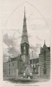 New Church of All Saints, på Margaret Street på Cavendish Square av English School