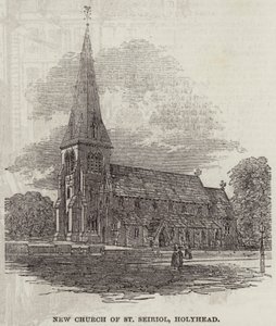 New Church of St Seiriol, Holyhead (gravyr) av English School