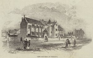 Nya kloster i Chelsea (gravyr) av English School