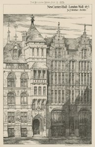 New Curriers Hall, London Wall av English School