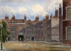 New Inn, Wych Street, 1901 (wc på papper) av English School