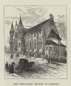 New Jerusalem Church at Anerley (gravyr) av English School