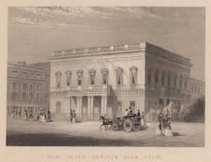 New United Service Club House, London av English School