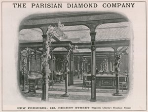 Nya lokaler för The Parisian Diamond Company, 143 Regent Street, London av English School