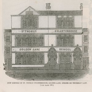 Nya skolor i St Thomas Charterhouse av English School