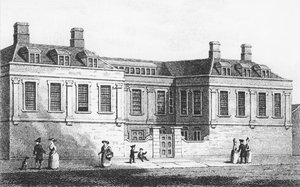 Newcastle House, ca 1790 (gravyr) av English School