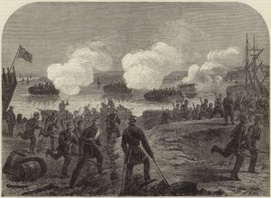 Nattattack av Kent Artillery Volunteers i Ore Creek av English School