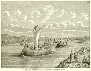 Norse Navigators i Narragansett Bay av English School