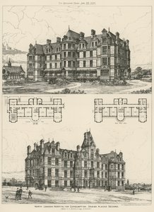 North London Hospital for Consumption, design placerad på andra plats av English School