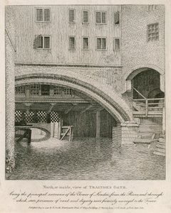 Norr, eller inuti, utsikt över Traitors Gate av English School
