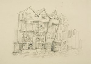 Norra sidan av Baldwin Street (penna på papper) av English School